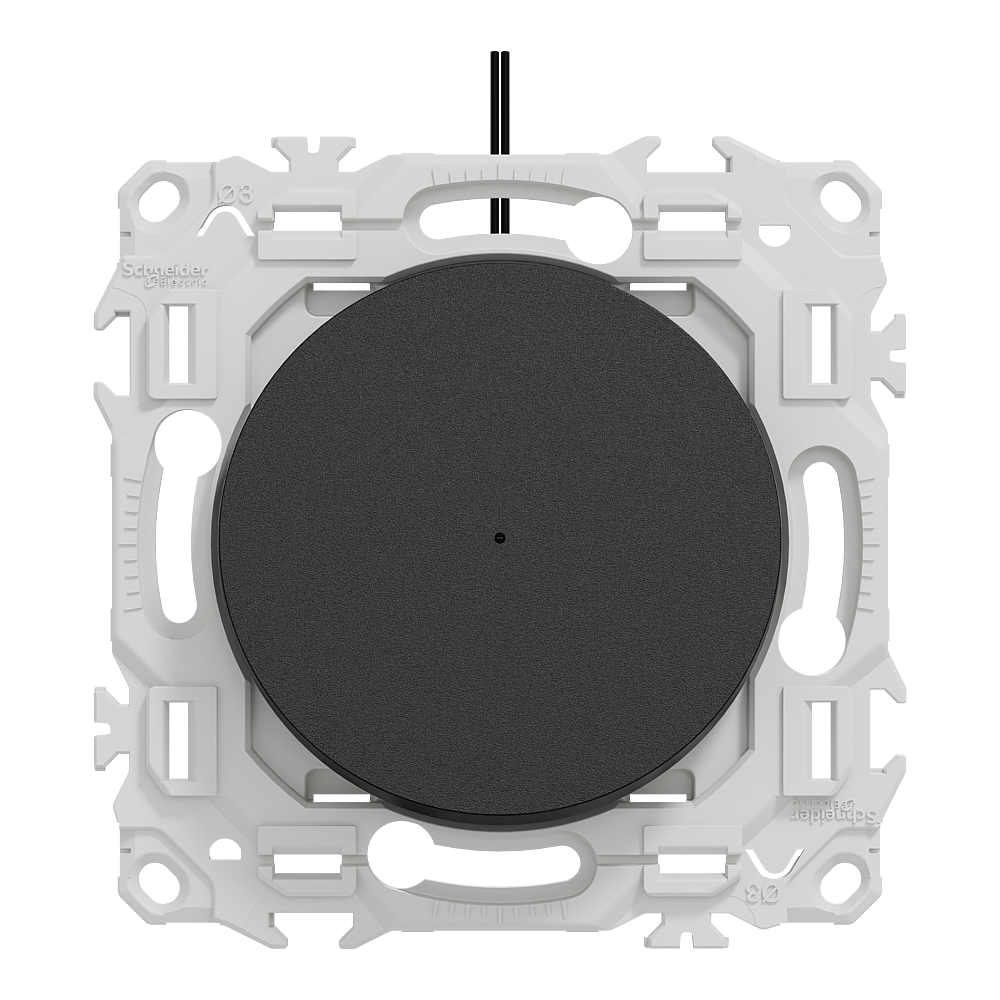 Odace VV poussoir lumineux noir